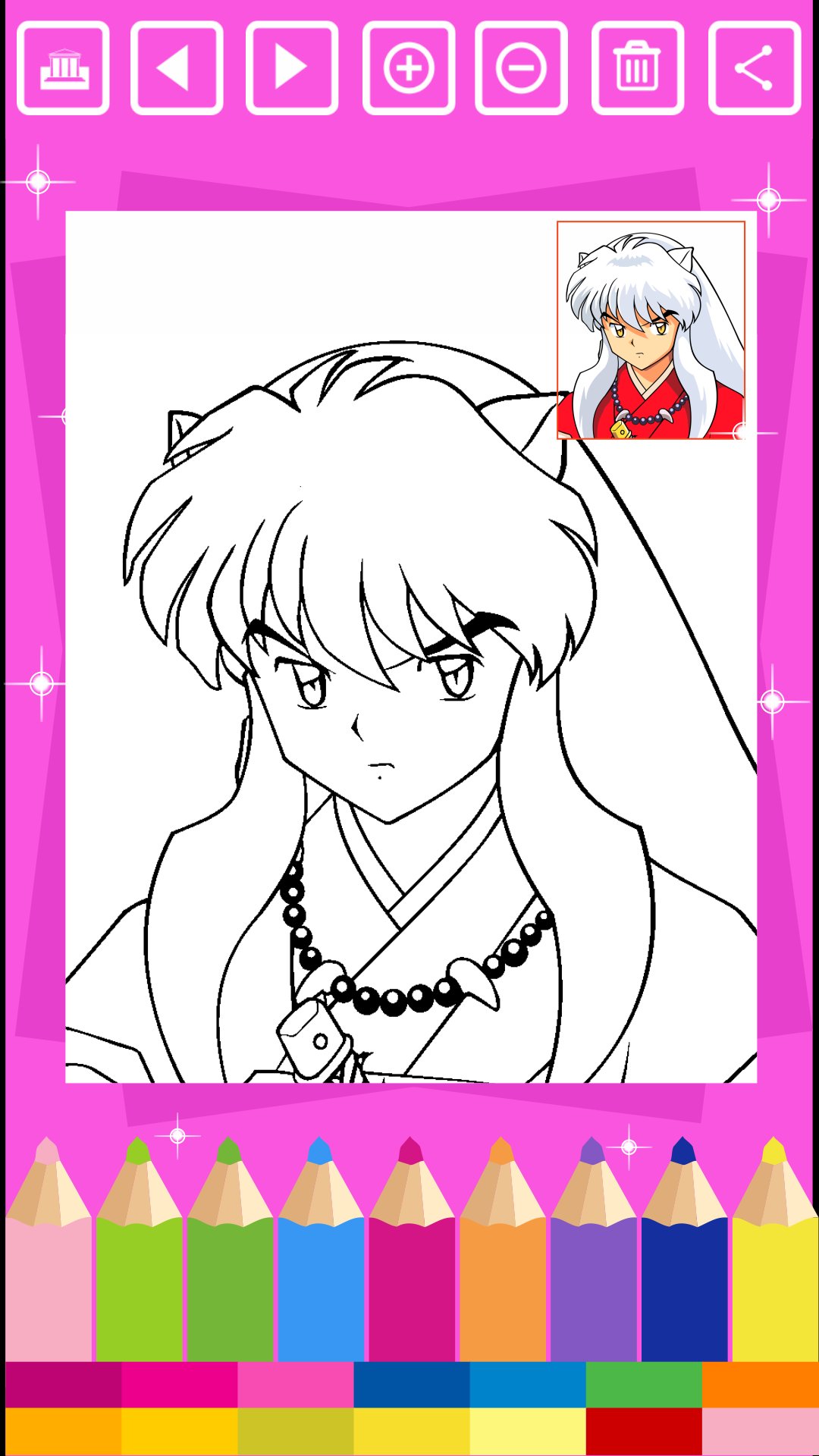 Inuyasha Coloring Book