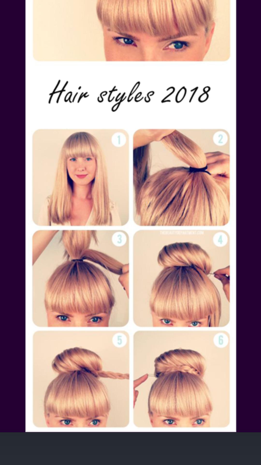 Womens HairStyle Steps 2018