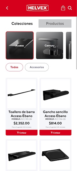 Helvex Lista de Precios