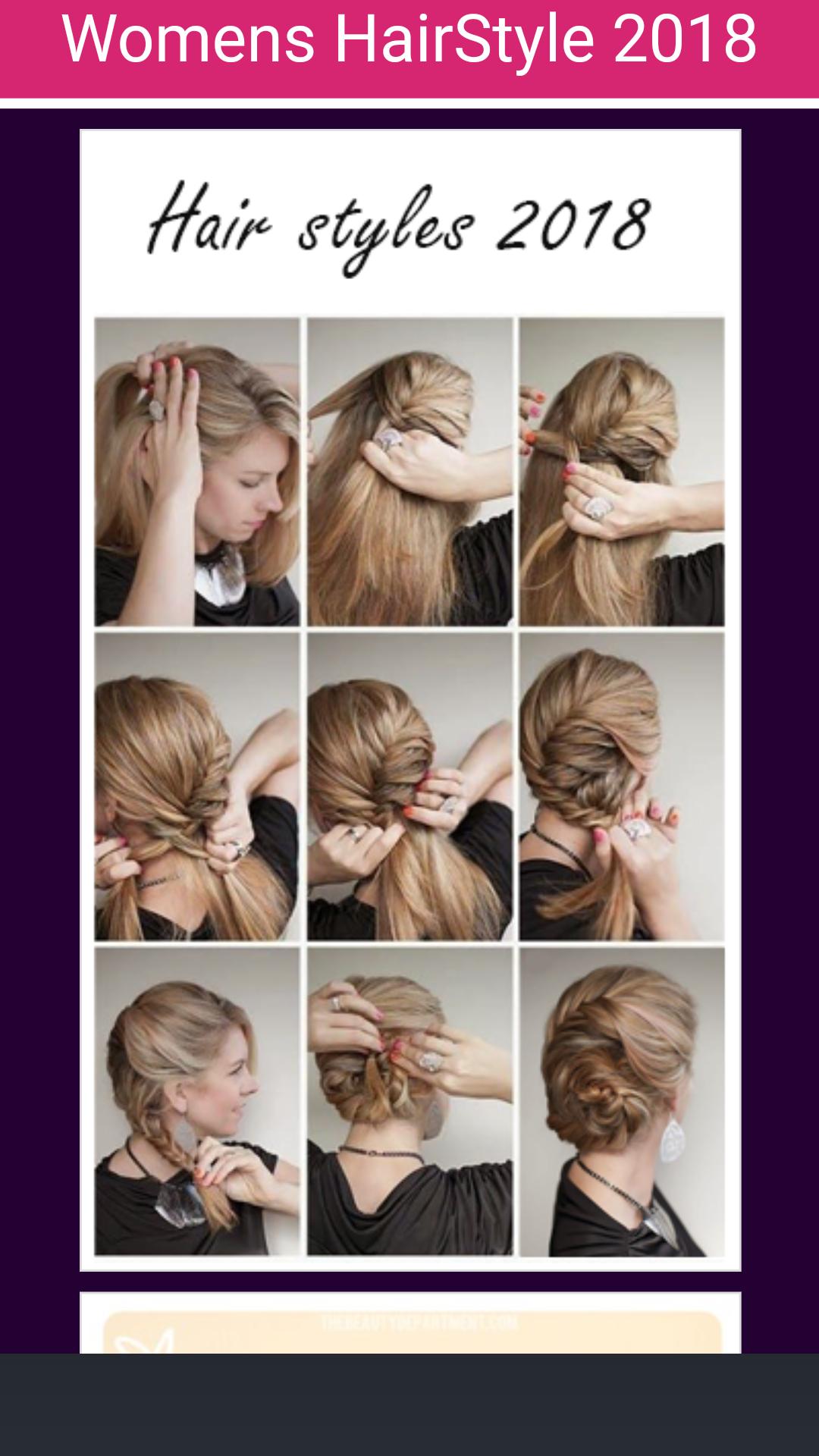 Womens HairStyle Steps 2018