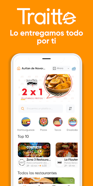 Traitte: Entregas a Domicilio