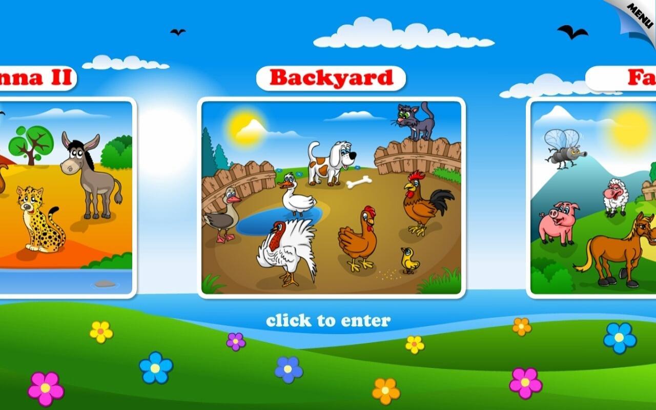 Kids Animal First Words Puzzle