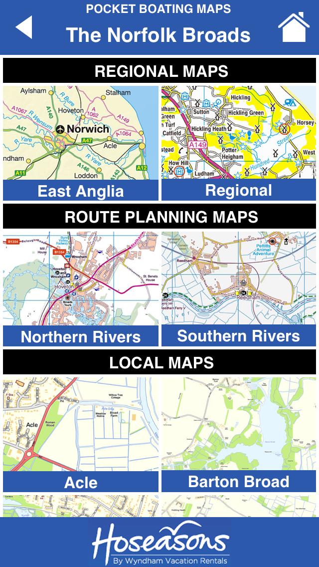 Norfolk Broads Tourist Map