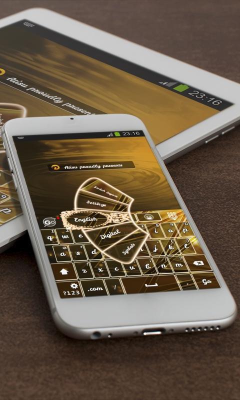 Brilliant Orange GO Keyboard