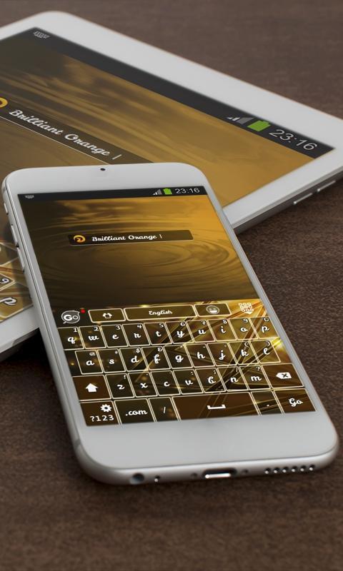 Brilliant Orange GO Keyboard