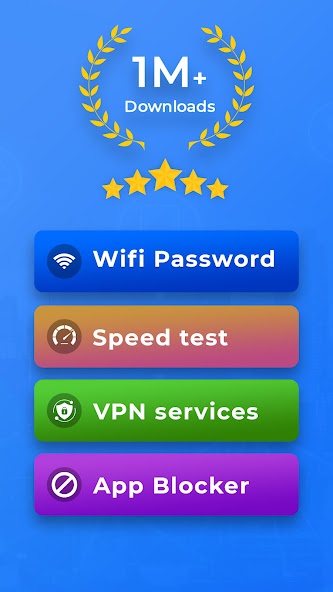 WiFi Password: VPN, Speed Test