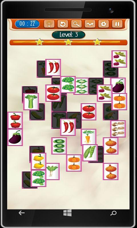 Mahjong Vegetables