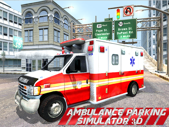 EMERGENCY AMBULANCE PARKING 3D