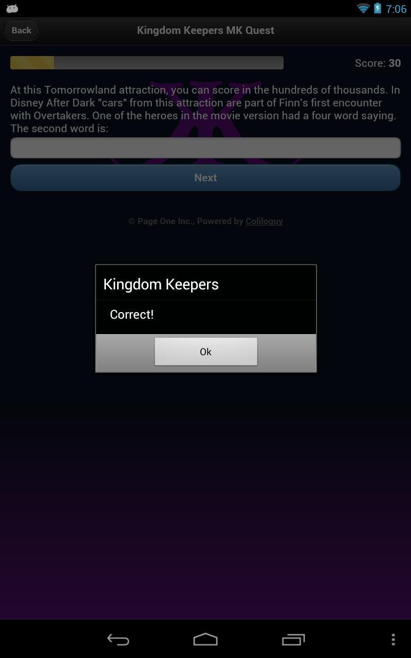 Kingdom Keepers Expert Quest