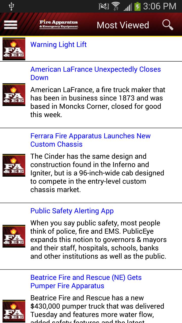Fire Apparatus News