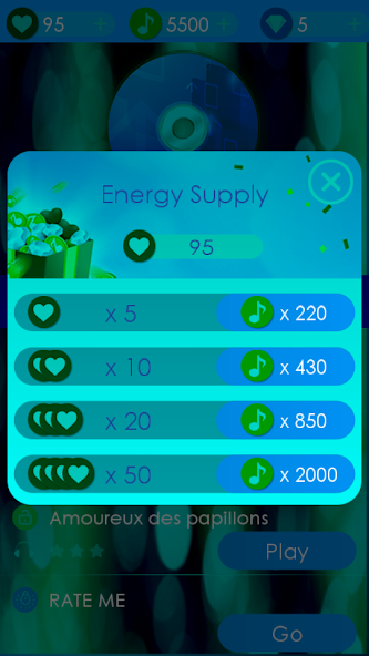 Tuiles magiques Piano