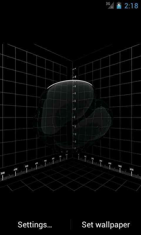 3D animated wallpaper. LITE