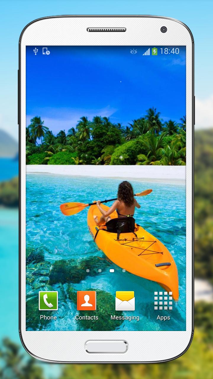 Blue Lagoon Live Wallpaper