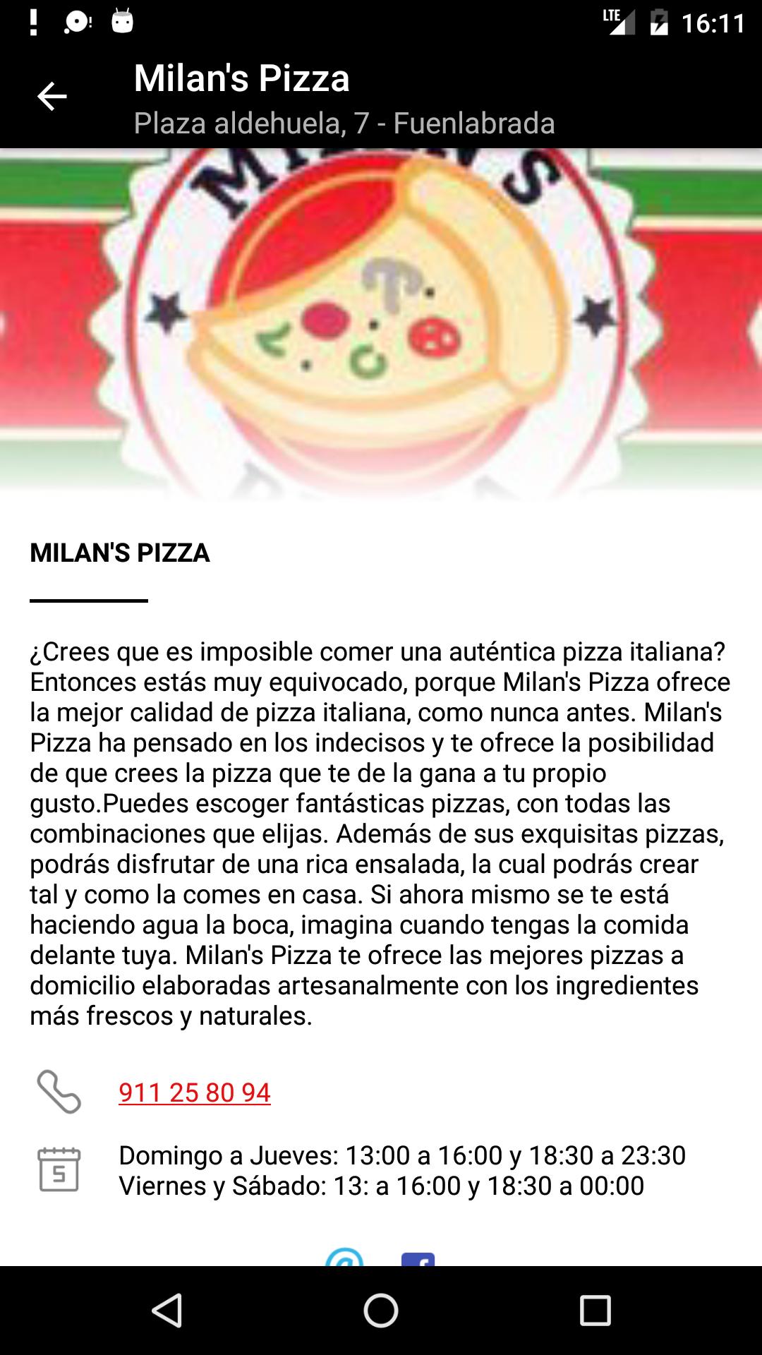 Milan's Pizza