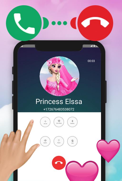 Call from Elssa Chat & video call Simulation