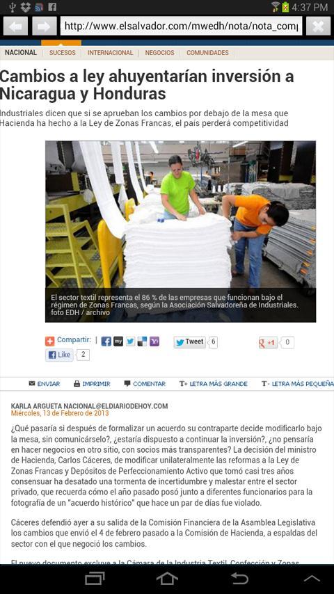 InfoSV Periodicos El Salvador