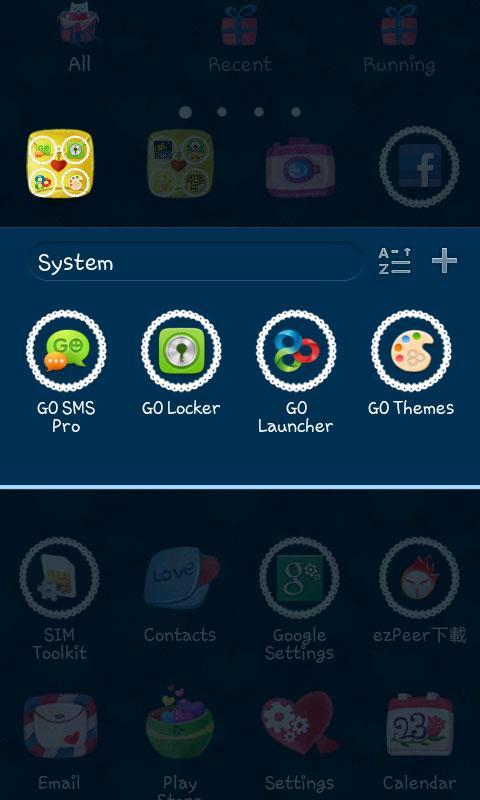 Romance GO Launcher Theme