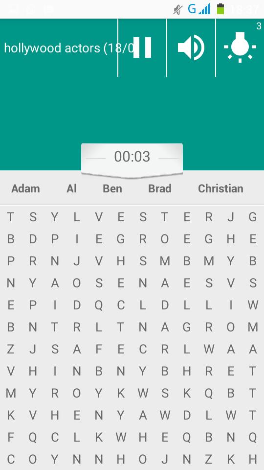 Hollywood actors search