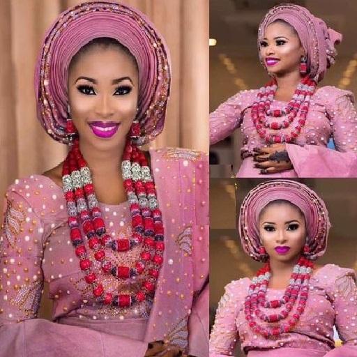 Aso Ebi Jewelry Accessories & Make Up Style