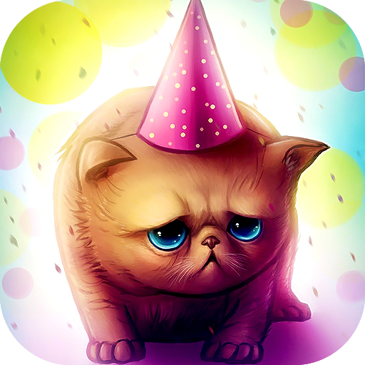 Birthday Cat live wallpaper