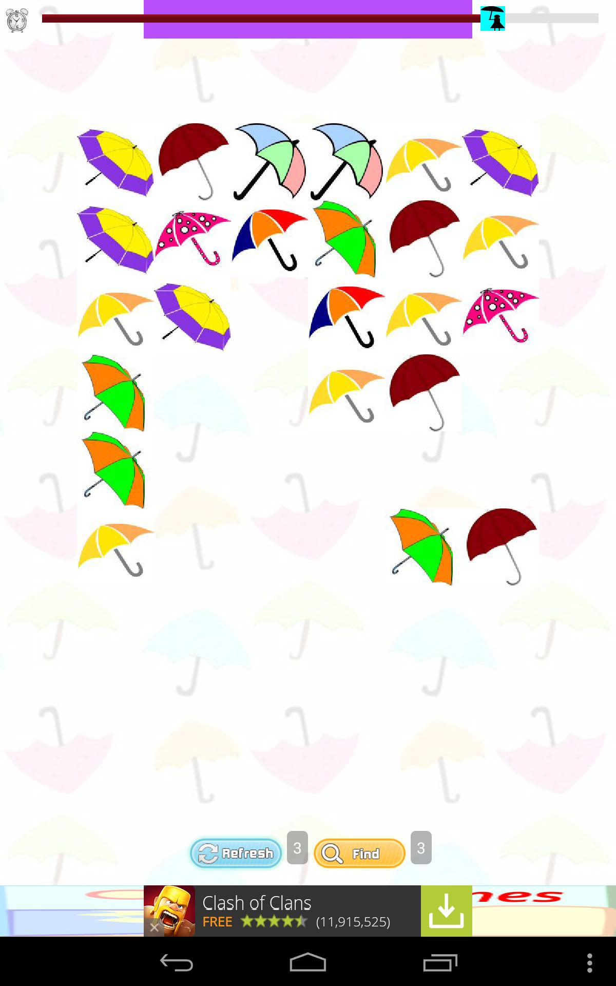 Umbrella Match Game