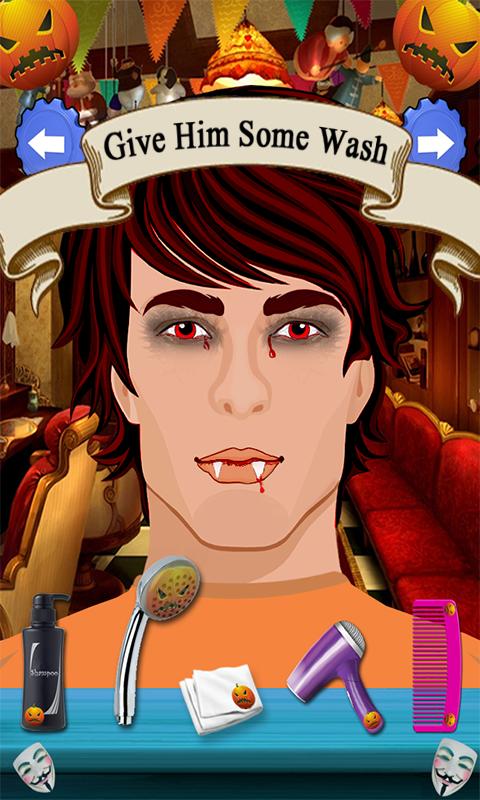 Beard salon haloween games