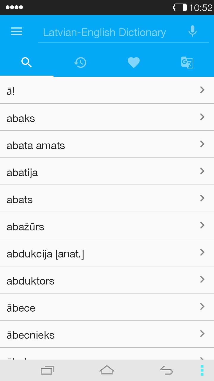 English<->Latvian Dictionary