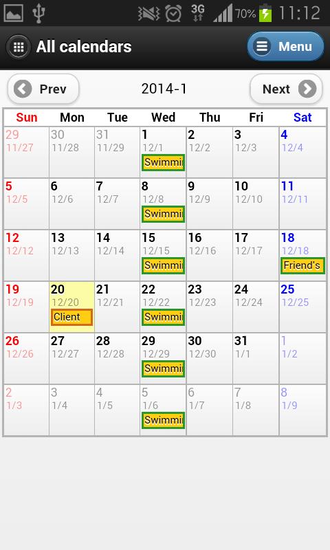 Calendar share-Schedule share
