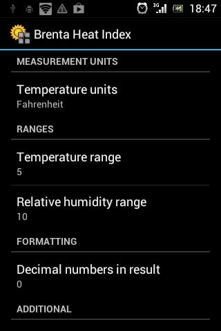 Brenta Heat Index Lite