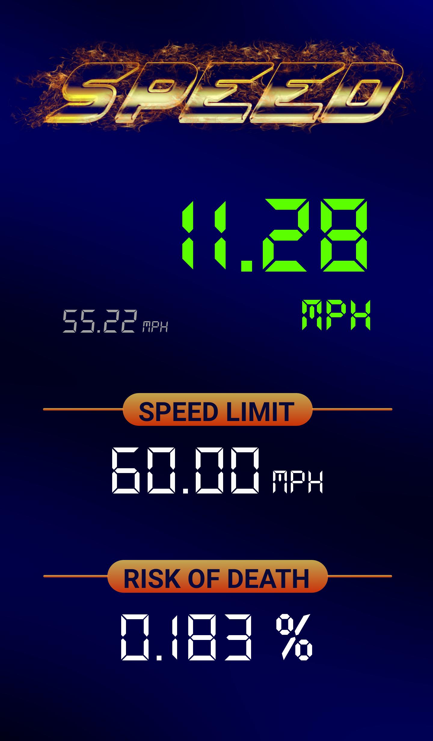 SpeeDie - GPS HUD Speedometer