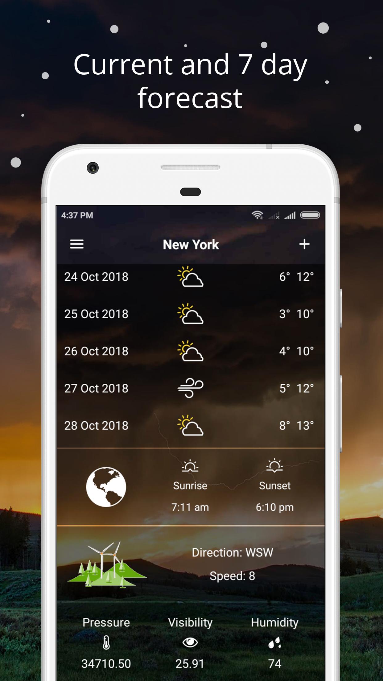 Live Weather Forecast Temperat