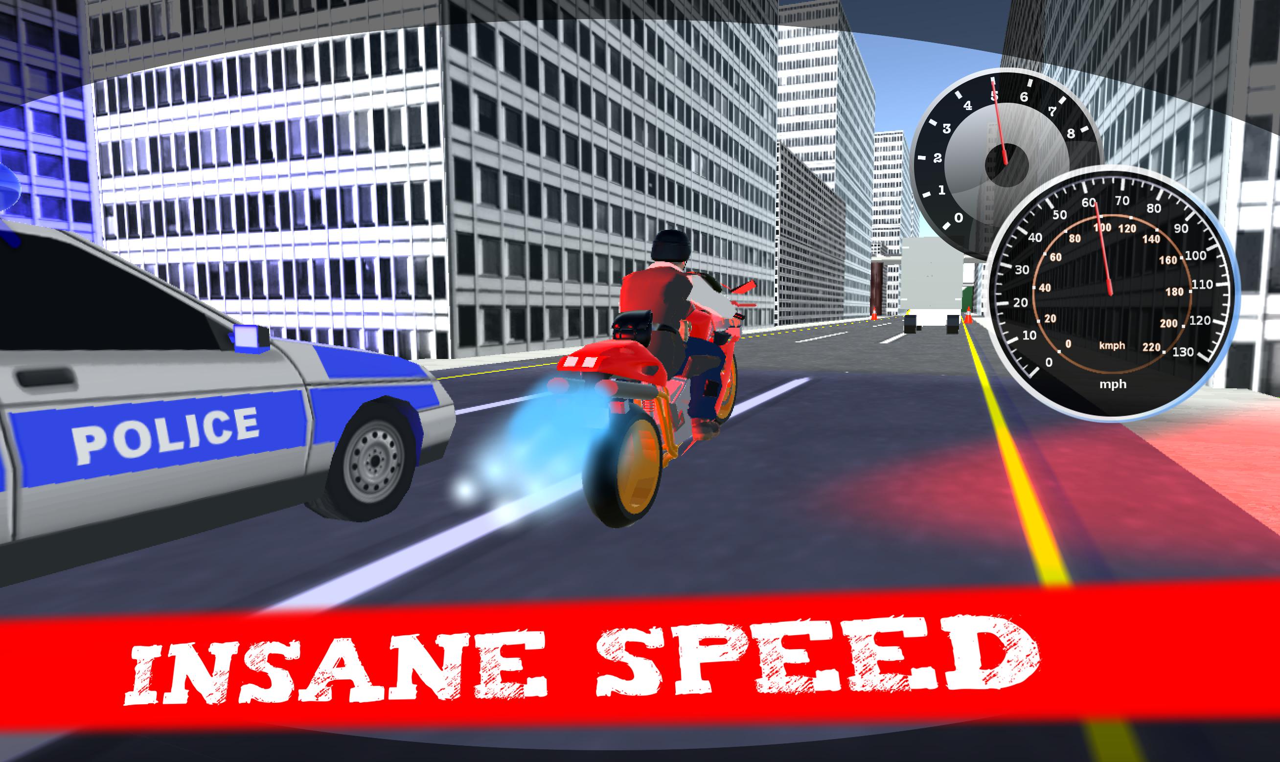 Moto Race Police Moto chase