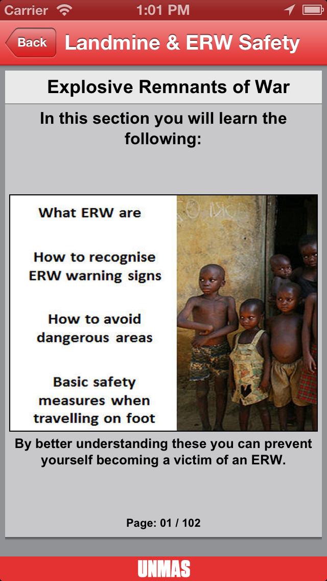 UNMAS Landmine & ERW Safety