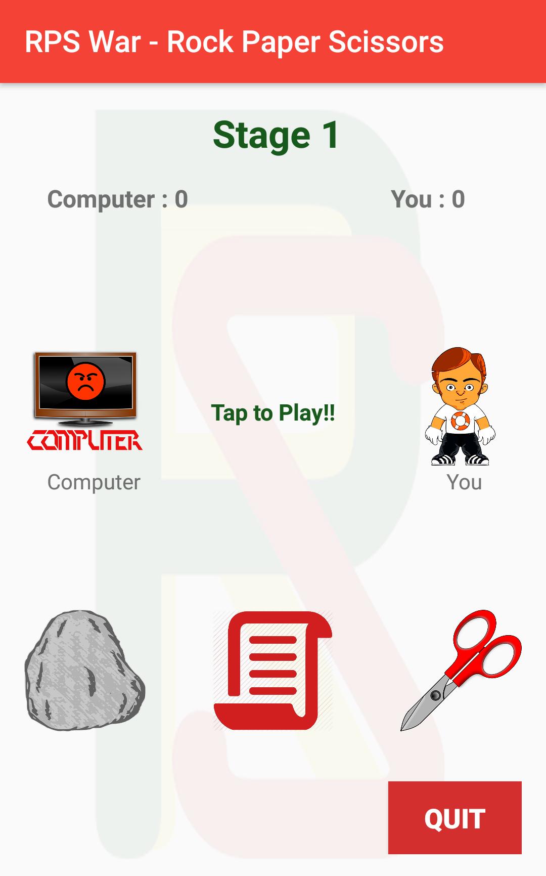 RSP WAR - Rock Paper Scissor