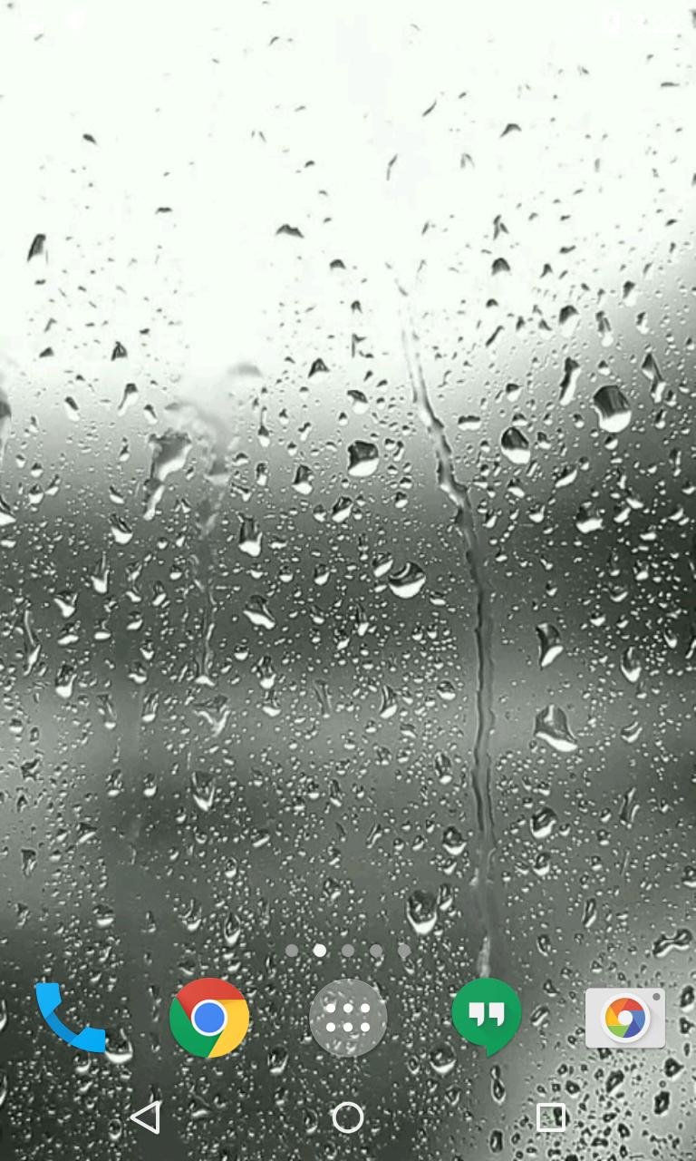 Raindrops 3D Live Wallpaper