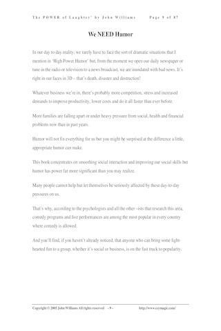 The Power of Laughter Preview