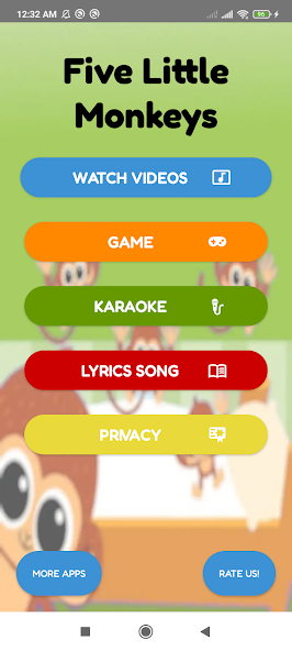Five Little Monkeys Karaoke