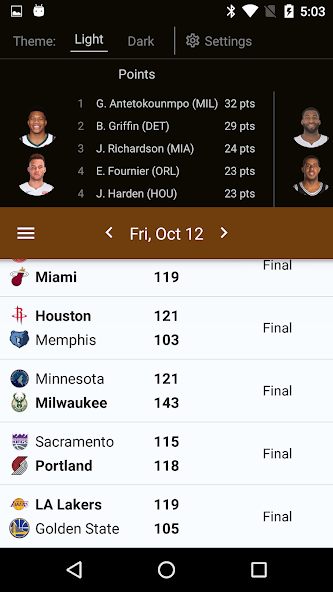 Sports Alerts - NBA edition