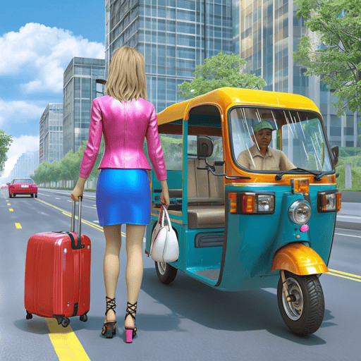 Real Rickshaw Simulator Games