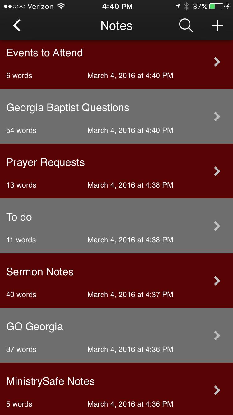 GA Baptist Mission Board Event