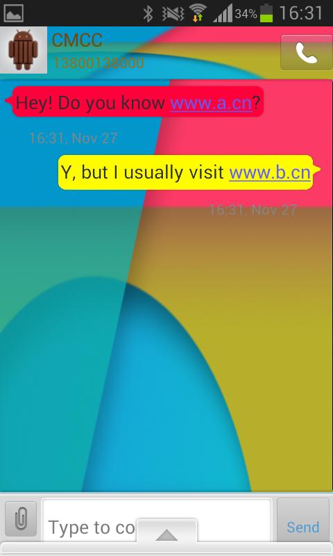 Go Sms Pro KitKat Theme