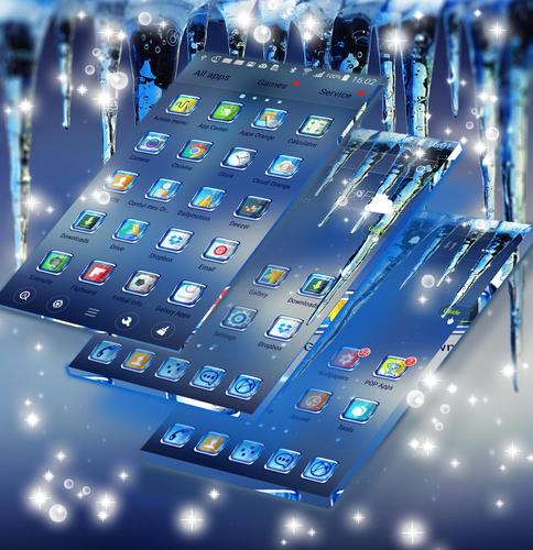 Frozen Launcher Theme