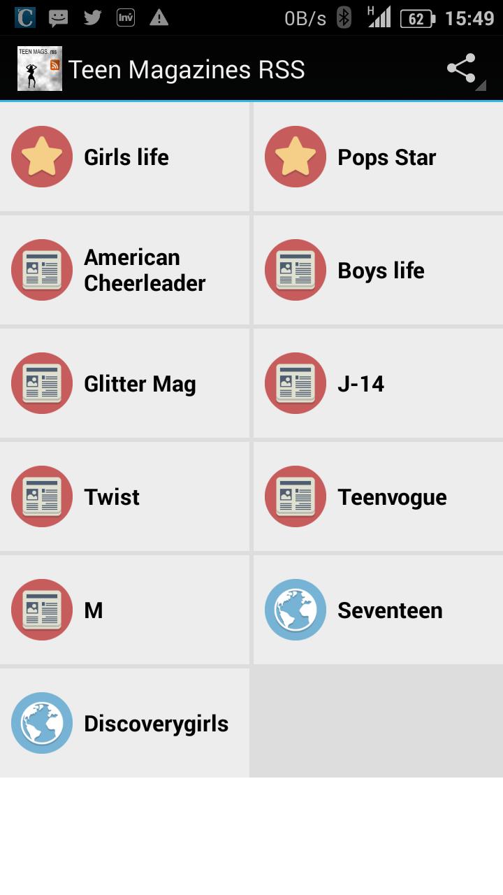 Teen Magazines RSS