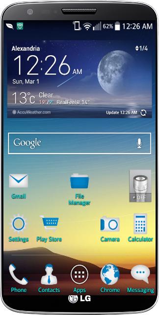 Perfect Blue LG Home Theme