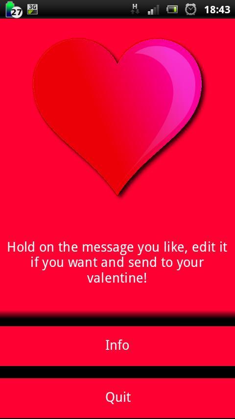 Valentine SMS (EN)
