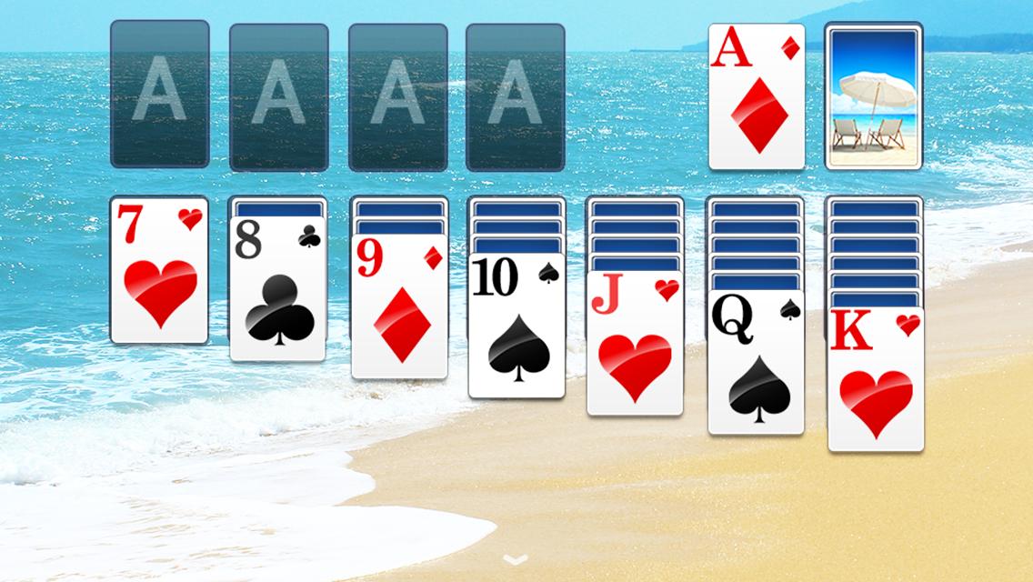 Solitaire Sunny Beach Theme