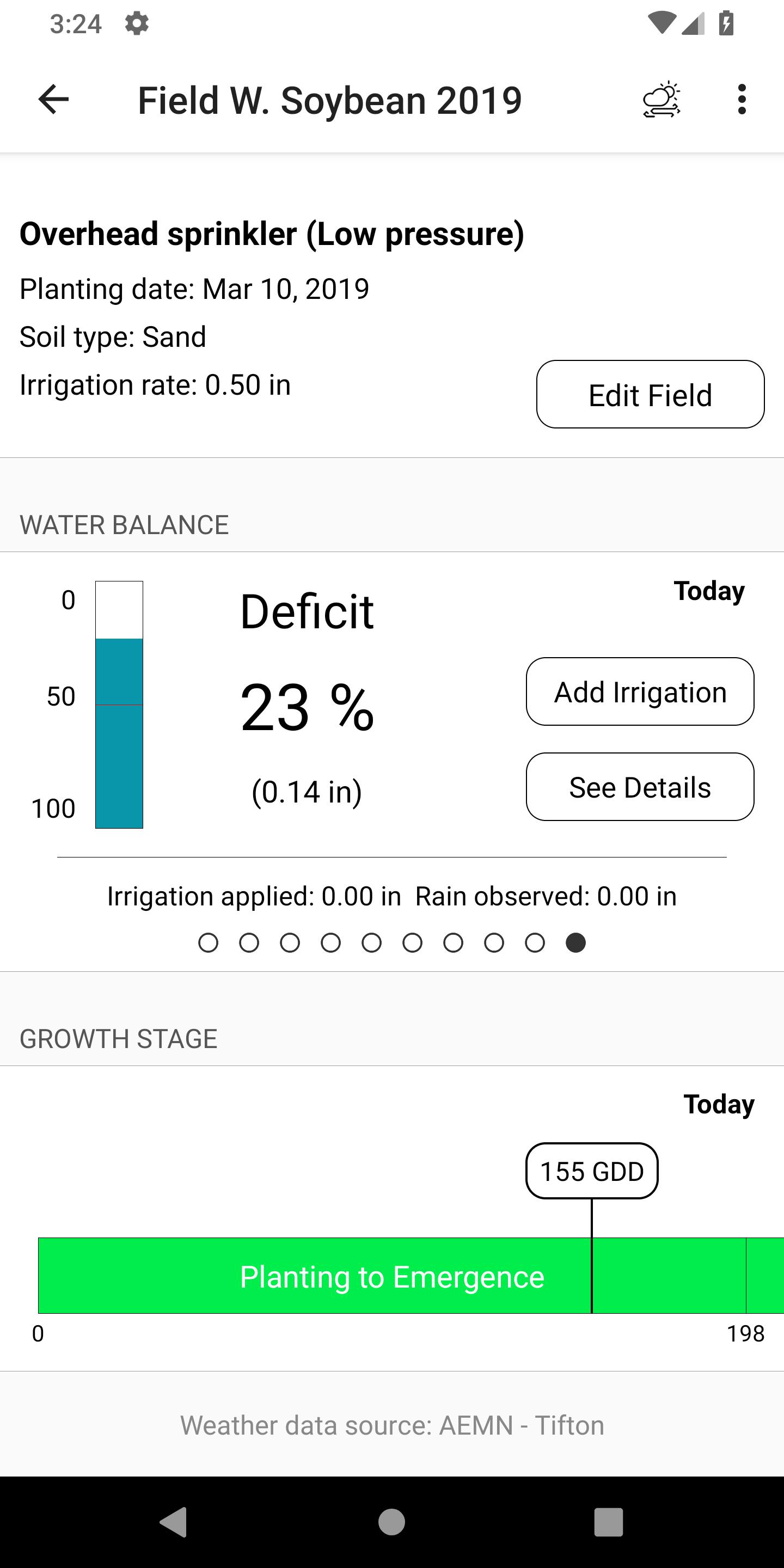Smartirrigation Soybean