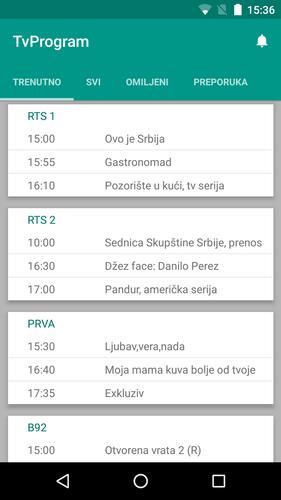Televizijski Program Srbija