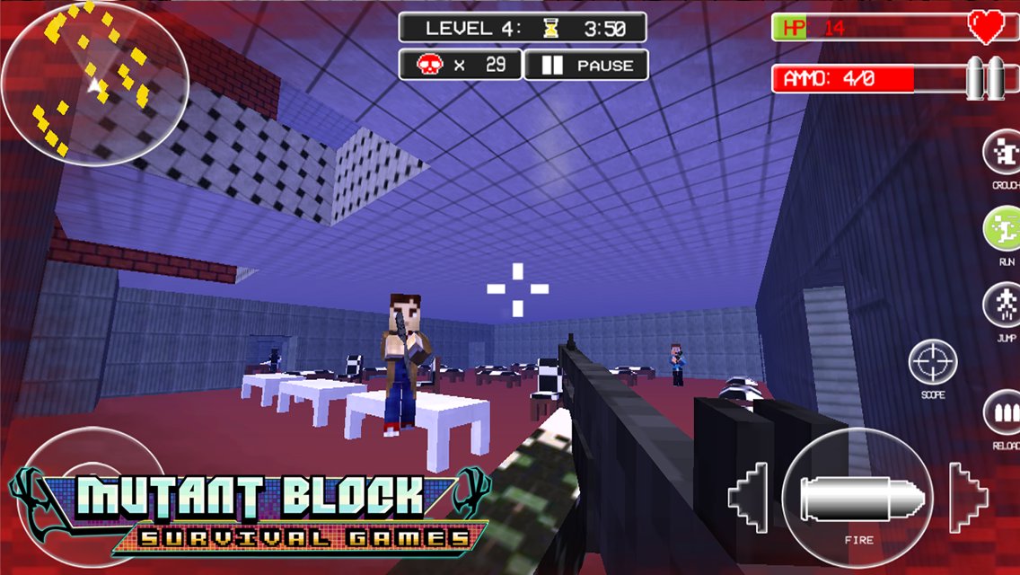 Mutant Block Survival Games