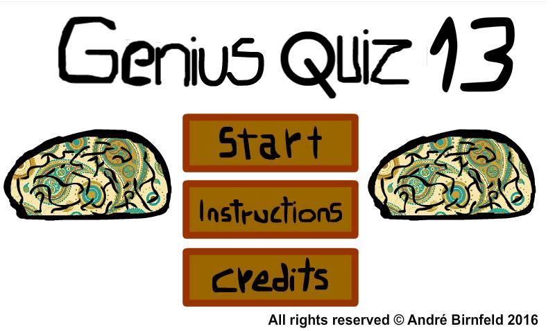 Genius Quiz 13